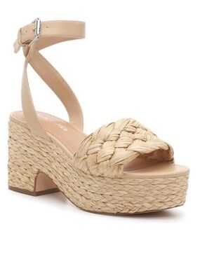 Marc Fisher steel sandal, platform, summer, 7.5M